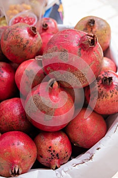 Pomegranate basket from Mexico