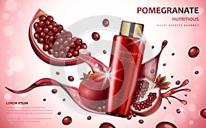 Pomegranate cream ads