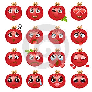 Pomegranate Emoji Emoticon Expression