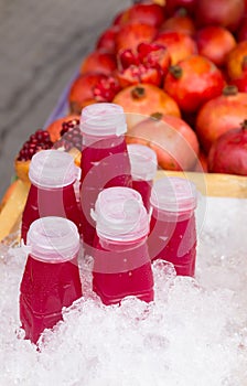 Pomegranate fresh juices