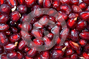 Pomegranate Fruit and Seeds