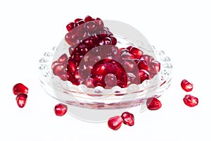 Pomegranate on Glass