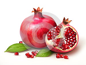 Pomegranate is a healthy fruit. It is high in vitamin C. Generative AI