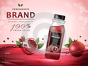 Pomegranate juice ads