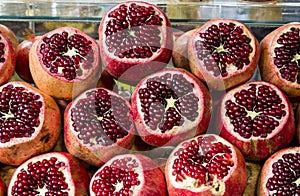 Pomegranate at local market in Israel