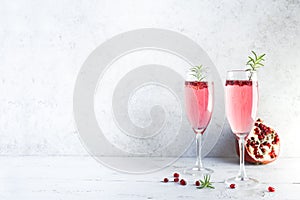 Pomegranate Mimosa Cocktail