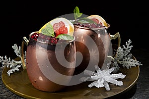 Pomegranate Moscow Mule