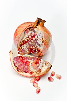 Pomegranate open