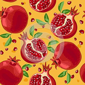 Pomegranate Seamless Pattern