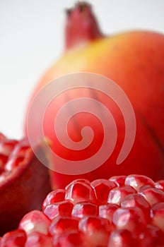 PomegranateFruit and seeds vertical cover