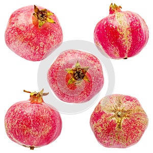 Pomegranates isolated photo