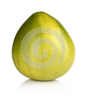 Pomelo, chinese grapefruit on white