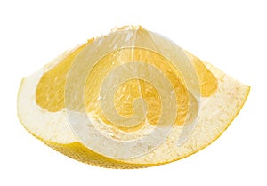 Pomelo citrus fruit on white
