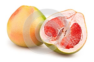 Pomelo cut