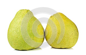 Pomelo fruit isolated on the white background