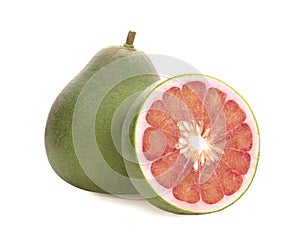 Pomelo isolated on white background