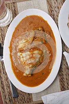 Pomfret curry or fish curry