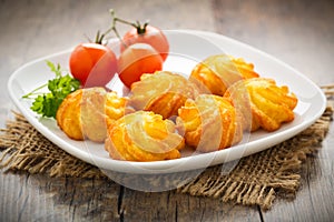 Pommes duchesse - potato croquettes