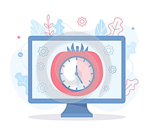 Pomodoro technique illustration