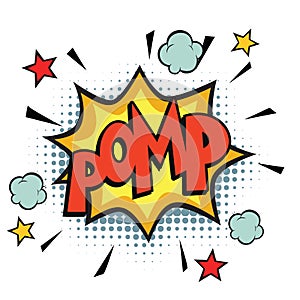 Pomp comic word
