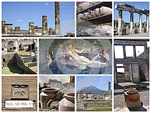 Pompei ruins in Italy photo