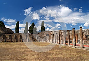 Pompei, ruins from the volcano photo
