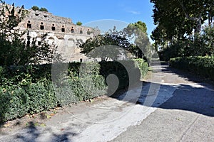 Pompei - Viale delle Ginestre verso Porta di Stabia