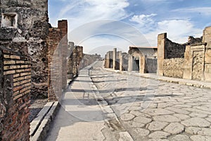 Pompeii Ancient Roman Ruins photo