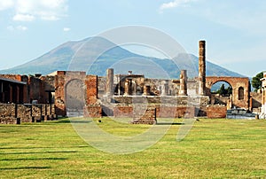 Pompeii and Mount Vesuvius photo