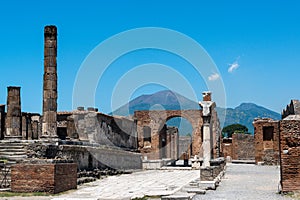 Pompeii and Mt. Vesuvius