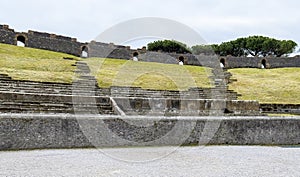 Pompeii Public Arena, Stone Seats