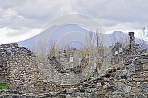 Pompeii ruins, italy