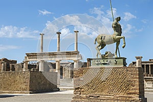 Pompeii ruins, UNESCO World Heritage Site, Campania region, Italy