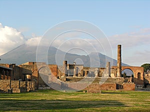 Pompeii and Vesuvius, Italy photo