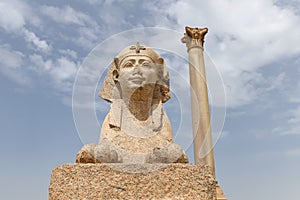 Pompey Pillar in Alexandria, Egypt