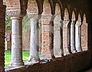 Pomposa Abbey Benedictine monastery in northern Italy photo