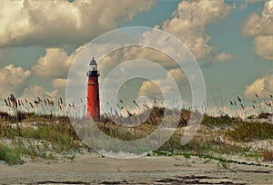 Ponce Inlet Lighthouse from New Smyrna Beach