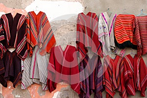 Ponchos at the Tarabuco Market