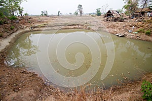 Pond for agriculture