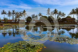 Pond in Candidasa - Bali Island Indonesia photo