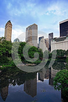 The Pond in Central Park, NYC