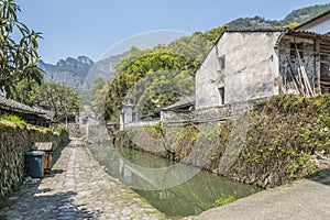 Pond and folk house