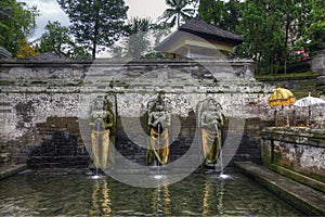 Pond at Goa Gajah Temple, Bali, Indonesia