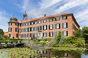 Pond and historic castle in Eutin