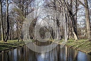 Pond in Lazienki Krolewskie - Warsaw, Poland