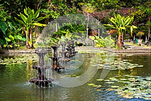 Water Palace of Tirta Gangga in East Bali, Indonesia.