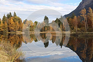 Pond at Oberstdorf photo