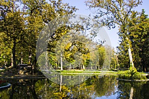 Pond in the park, Zugdidi Botanic garden