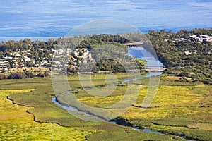 Pond of saint-paul, reunion island