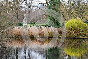 Pond at Tiergarten, Berlin photo